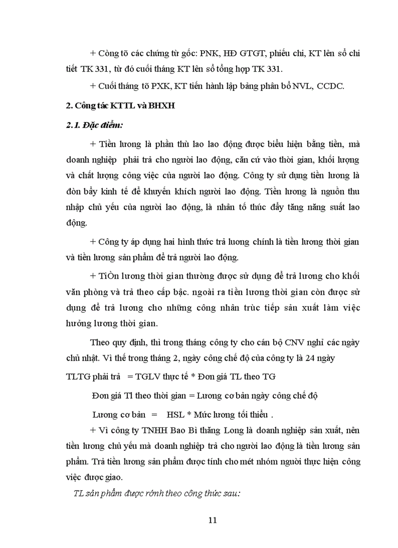 image for page Báo cáo thực tập tại công ty TNHH Bao Bì Thăng Long