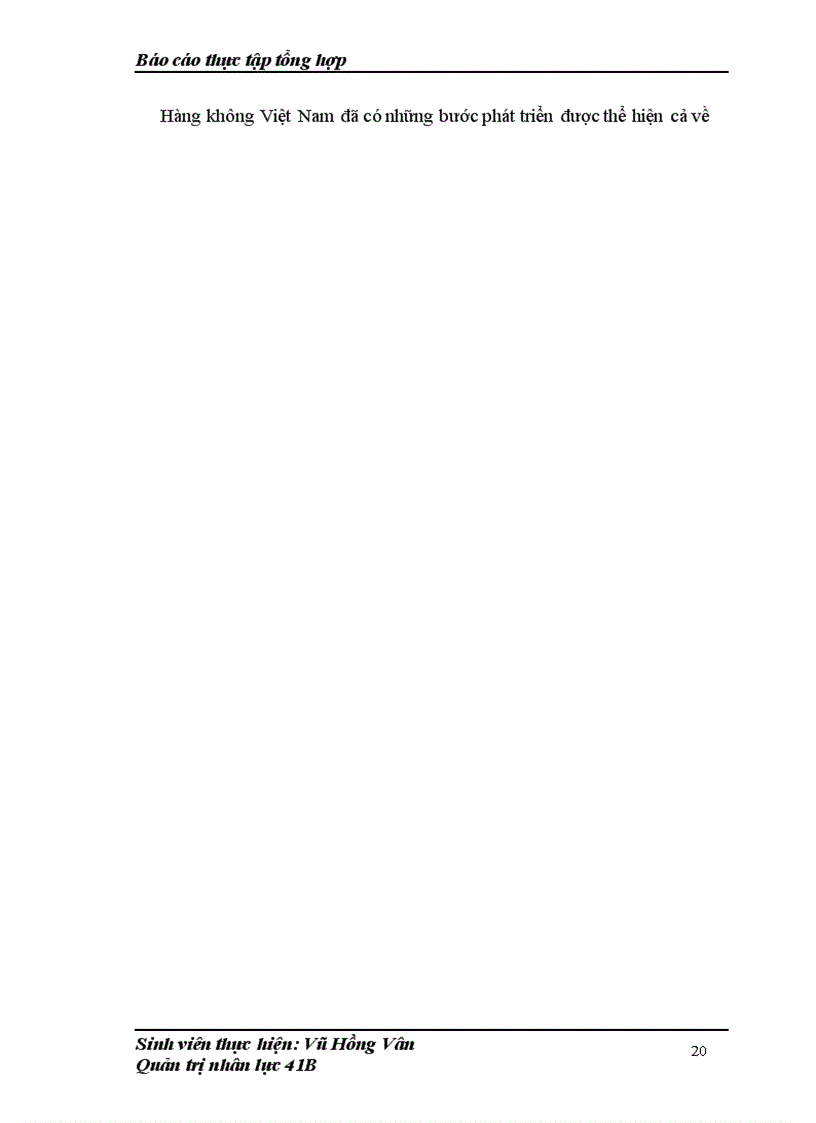 image for page Một số nét về nguồn nhân lực và quản lý nhân lực của Tổng Công ty Hàng không Việt Nam