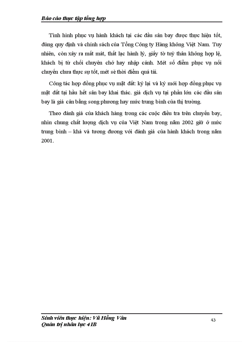 image for page Một số nét về nguồn nhân lực và quản lý nhân lực của Tổng Công ty Hàng không Việt Nam