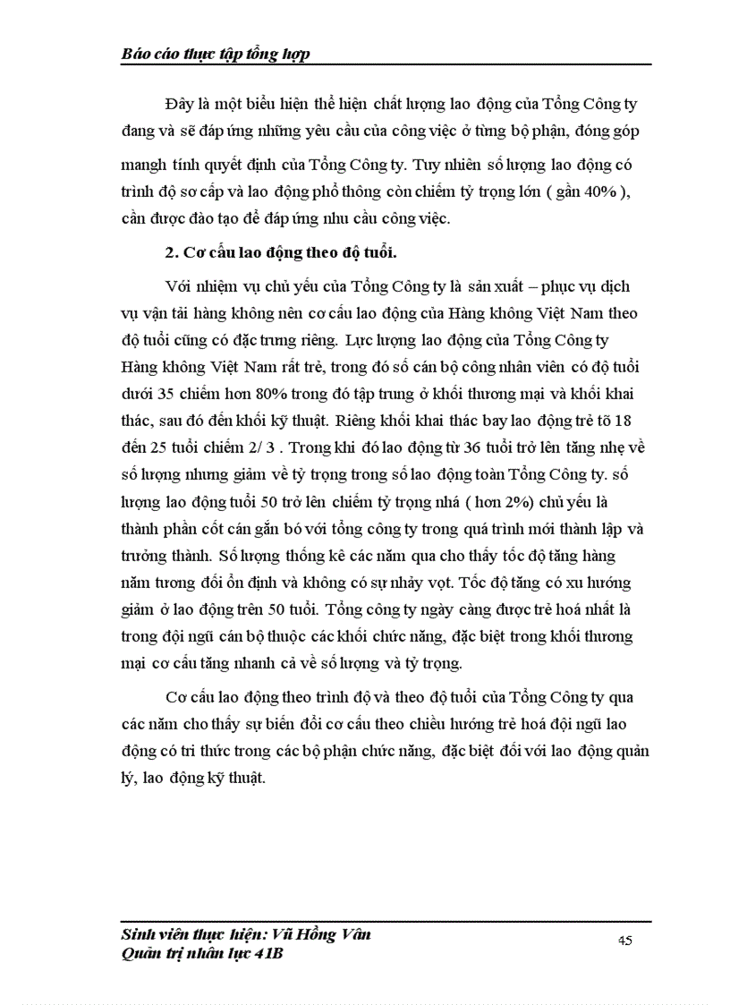 image for page Một số nét về nguồn nhân lực và quản lý nhân lực của Tổng Công ty Hàng không Việt Nam