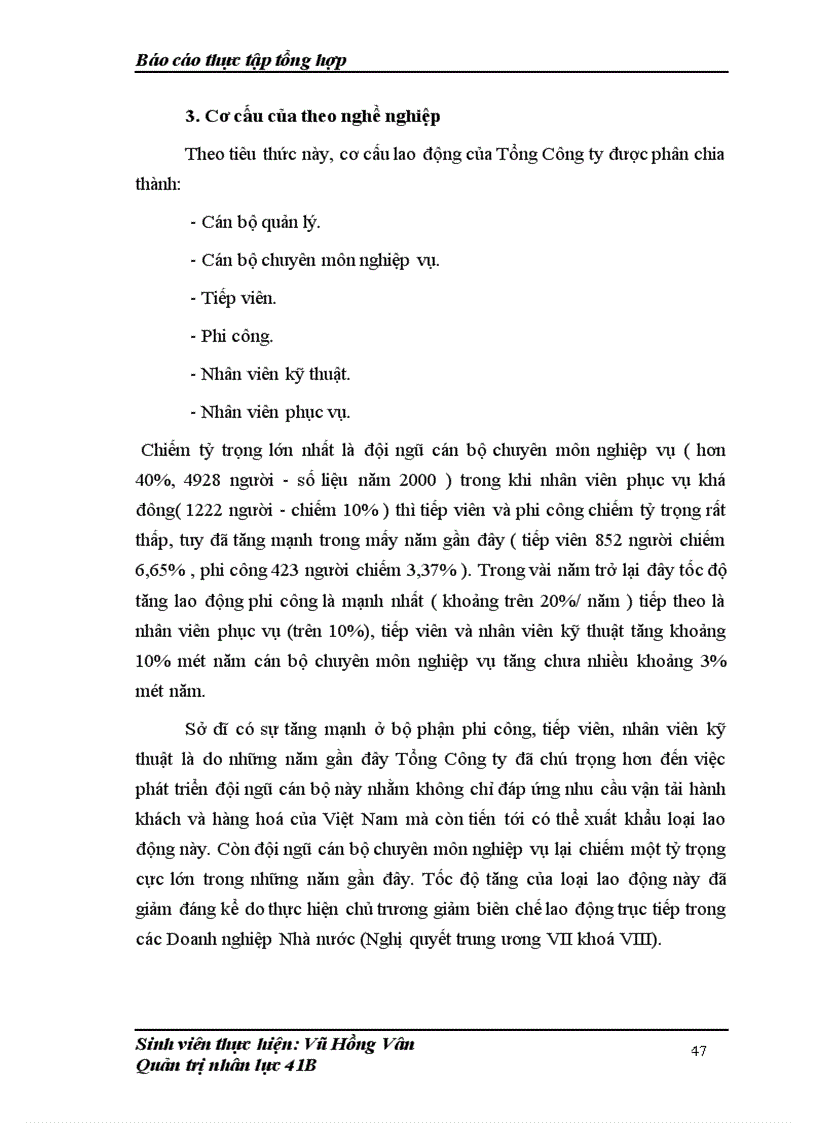 image for page Một số nét về nguồn nhân lực và quản lý nhân lực của Tổng Công ty Hàng không Việt Nam
