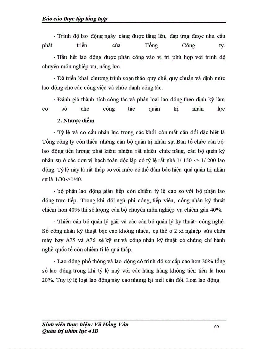 image for page Một số nét về nguồn nhân lực và quản lý nhân lực của Tổng Công ty Hàng không Việt Nam
