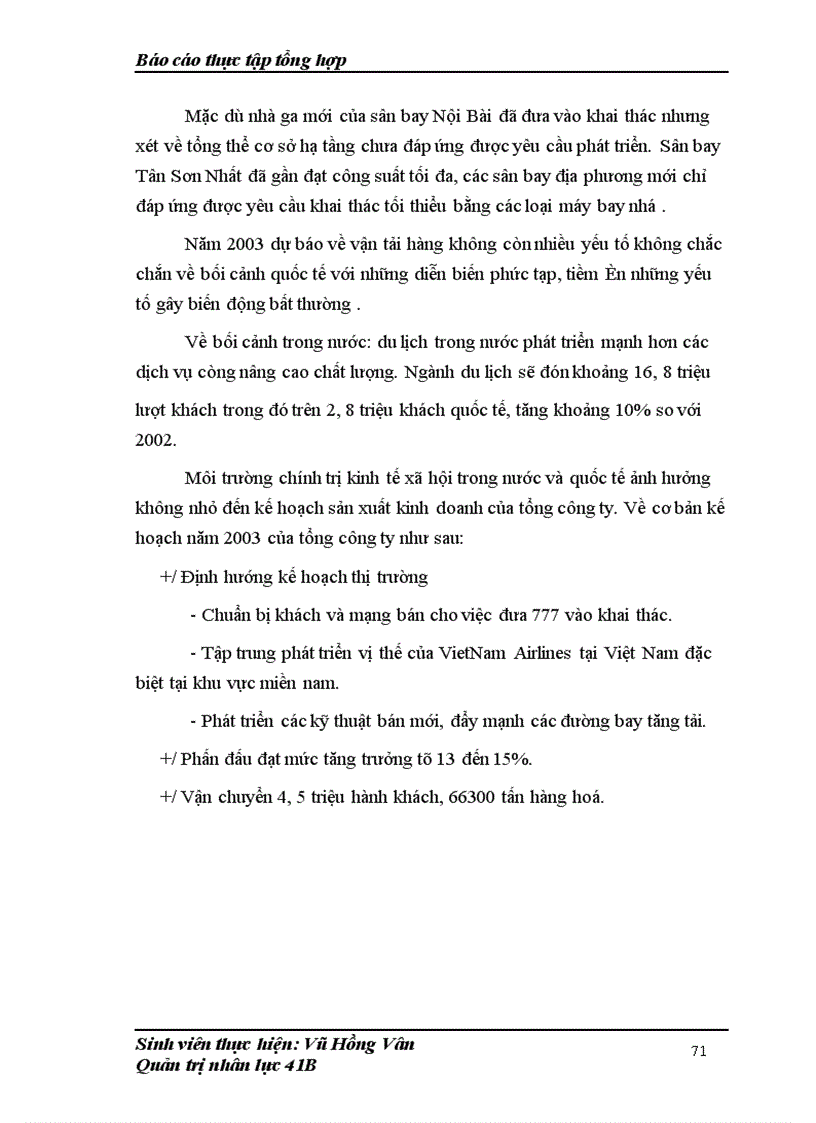 image for page Một số nét về nguồn nhân lực và quản lý nhân lực của Tổng Công ty Hàng không Việt Nam