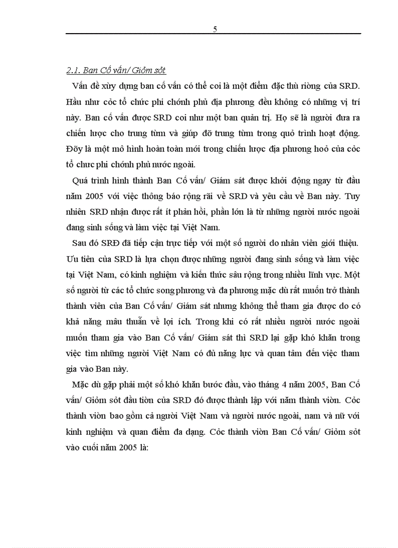 image for page Nâng cao hiệu quả công tác lập và quản lý dự án tại Trung tâm phát triển nông thôn bền vững