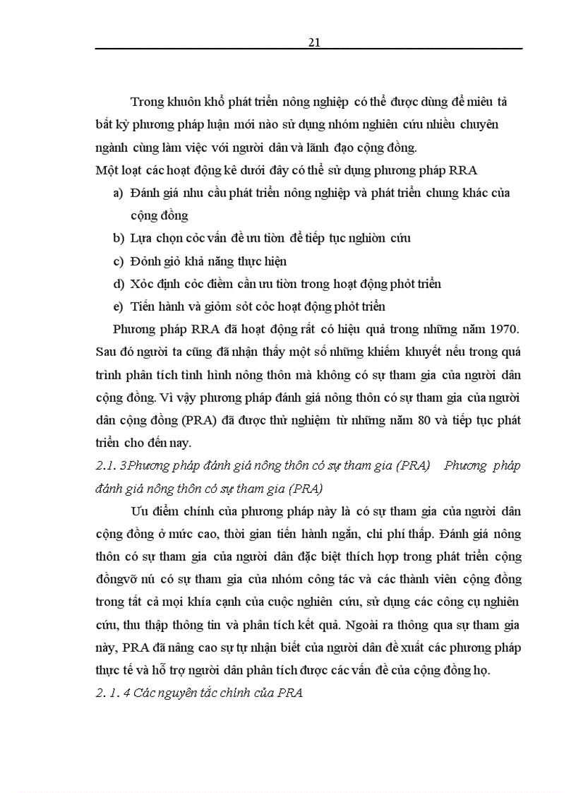 image for page Nâng cao hiệu quả công tác lập và quản lý dự án tại Trung tâm phát triển nông thôn bền vững