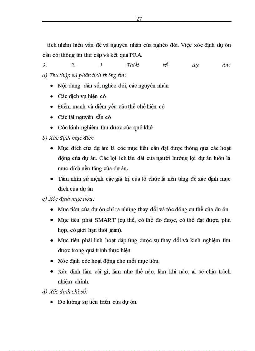 image for page Nâng cao hiệu quả công tác lập và quản lý dự án tại Trung tâm phát triển nông thôn bền vững
