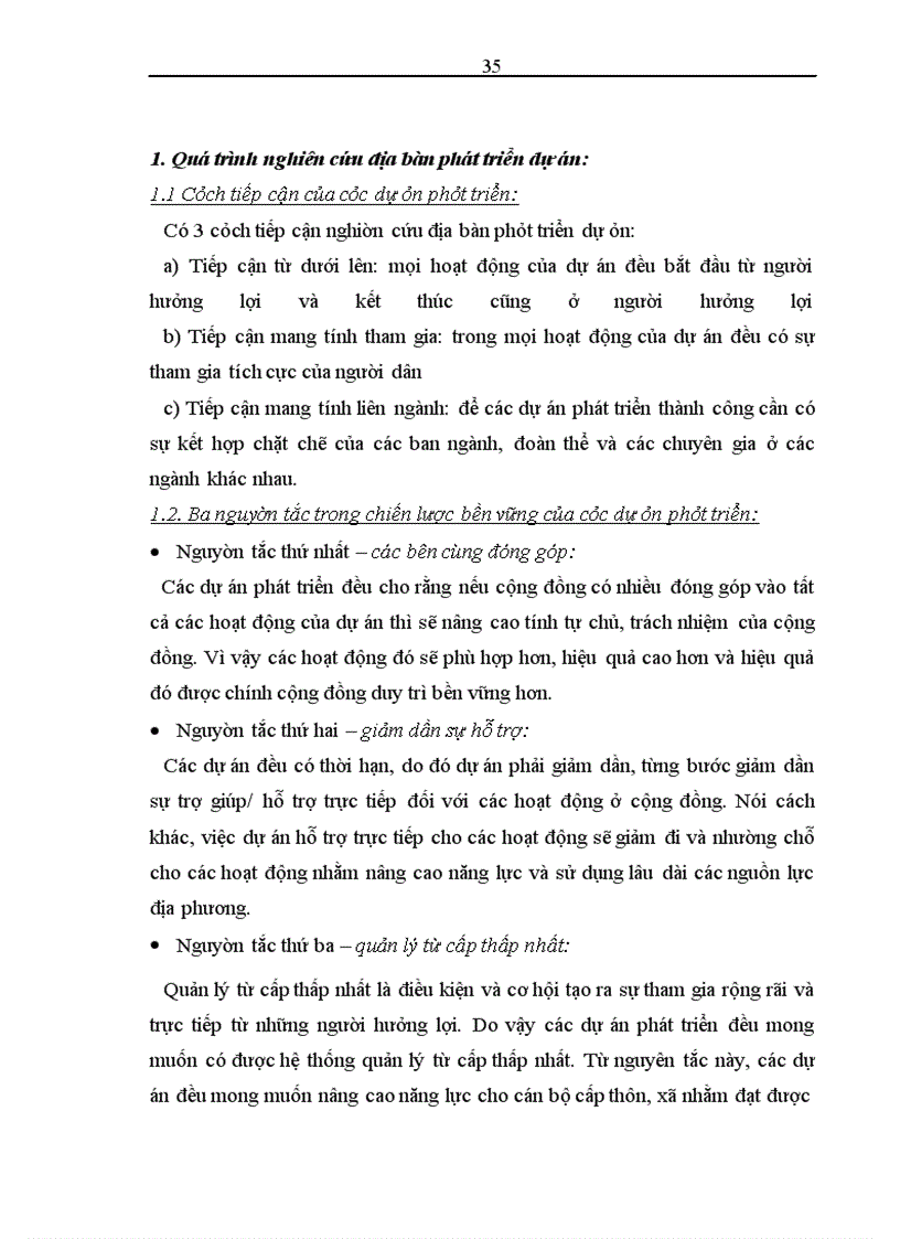 image for page Nâng cao hiệu quả công tác lập và quản lý dự án tại Trung tâm phát triển nông thôn bền vững