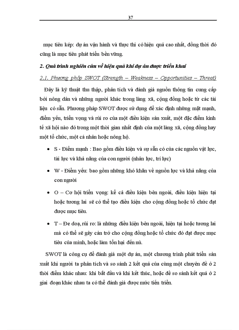 image for page Nâng cao hiệu quả công tác lập và quản lý dự án tại Trung tâm phát triển nông thôn bền vững