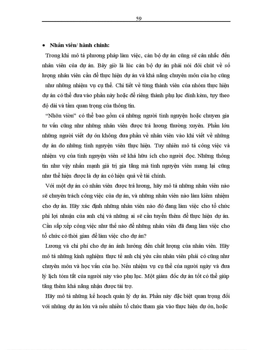 image for page Nâng cao hiệu quả công tác lập và quản lý dự án tại Trung tâm phát triển nông thôn bền vững