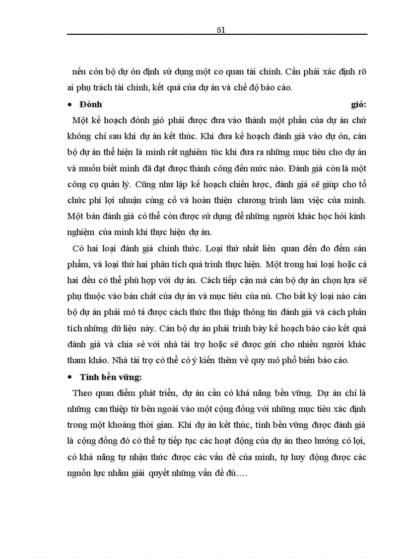 image for page Nâng cao hiệu quả công tác lập và quản lý dự án tại Trung tâm phát triển nông thôn bền vững