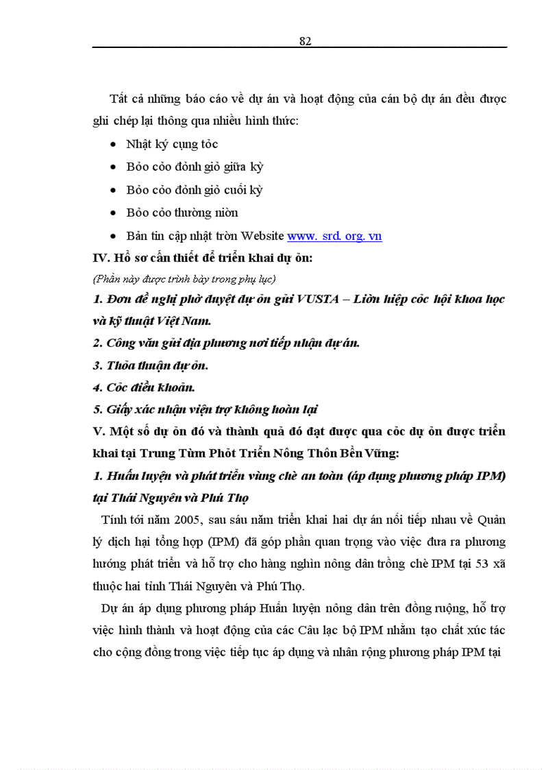 image for page Nâng cao hiệu quả công tác lập và quản lý dự án tại Trung tâm phát triển nông thôn bền vững