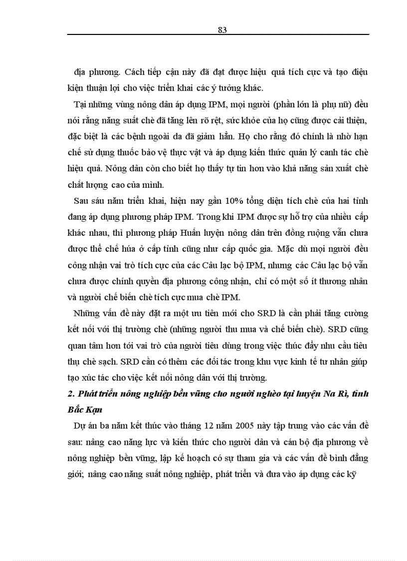 image for page Nâng cao hiệu quả công tác lập và quản lý dự án tại Trung tâm phát triển nông thôn bền vững