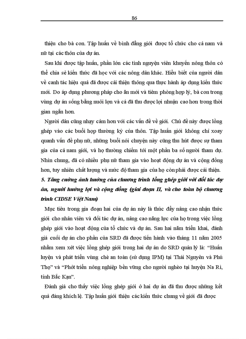 image for page Nâng cao hiệu quả công tác lập và quản lý dự án tại Trung tâm phát triển nông thôn bền vững