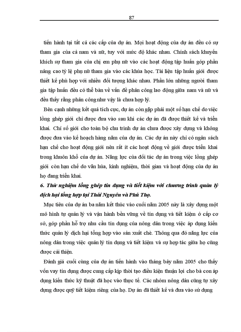 image for page Nâng cao hiệu quả công tác lập và quản lý dự án tại Trung tâm phát triển nông thôn bền vững