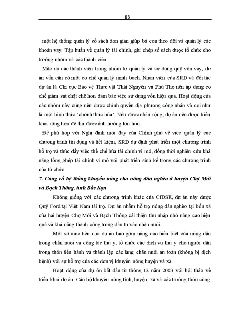 image for page Nâng cao hiệu quả công tác lập và quản lý dự án tại Trung tâm phát triển nông thôn bền vững