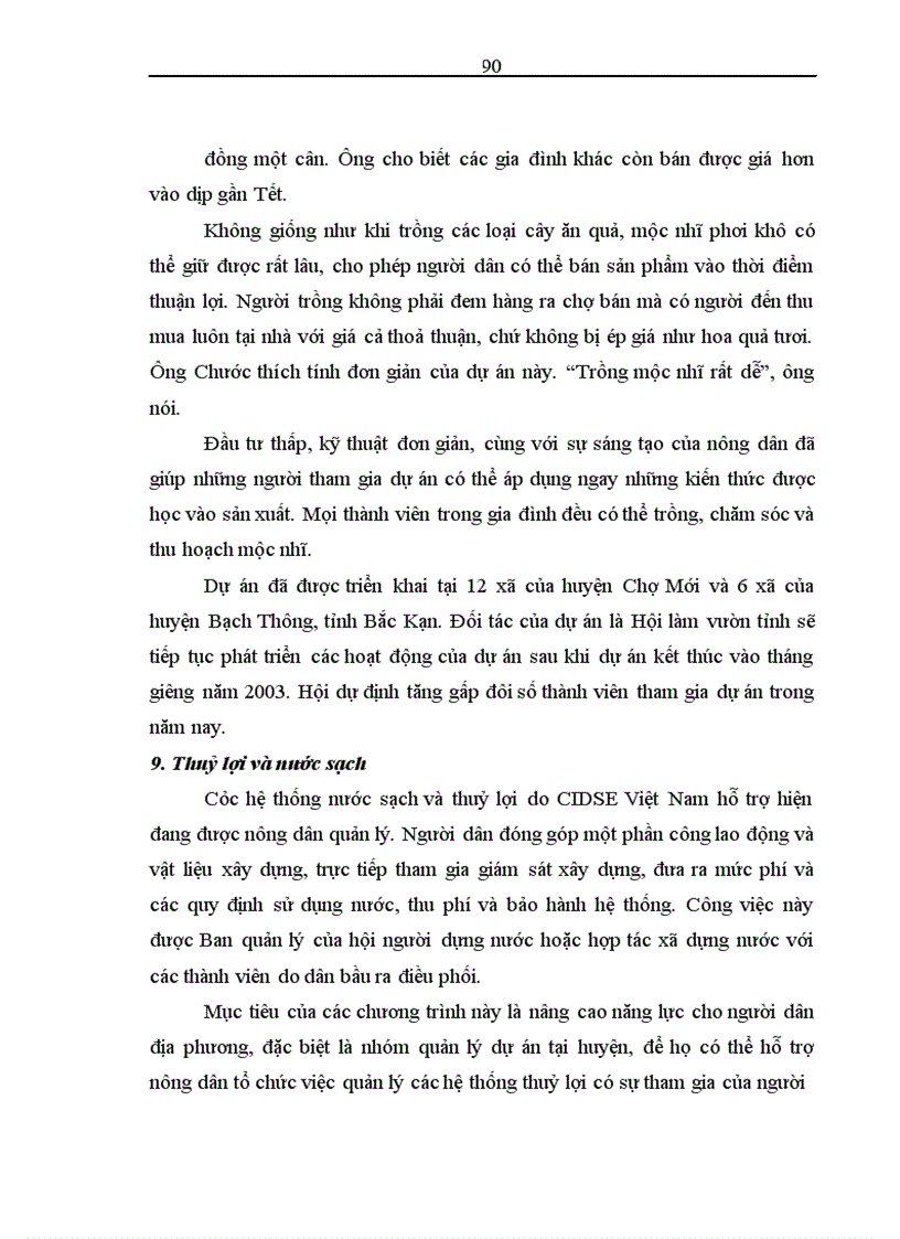 image for page Nâng cao hiệu quả công tác lập và quản lý dự án tại Trung tâm phát triển nông thôn bền vững