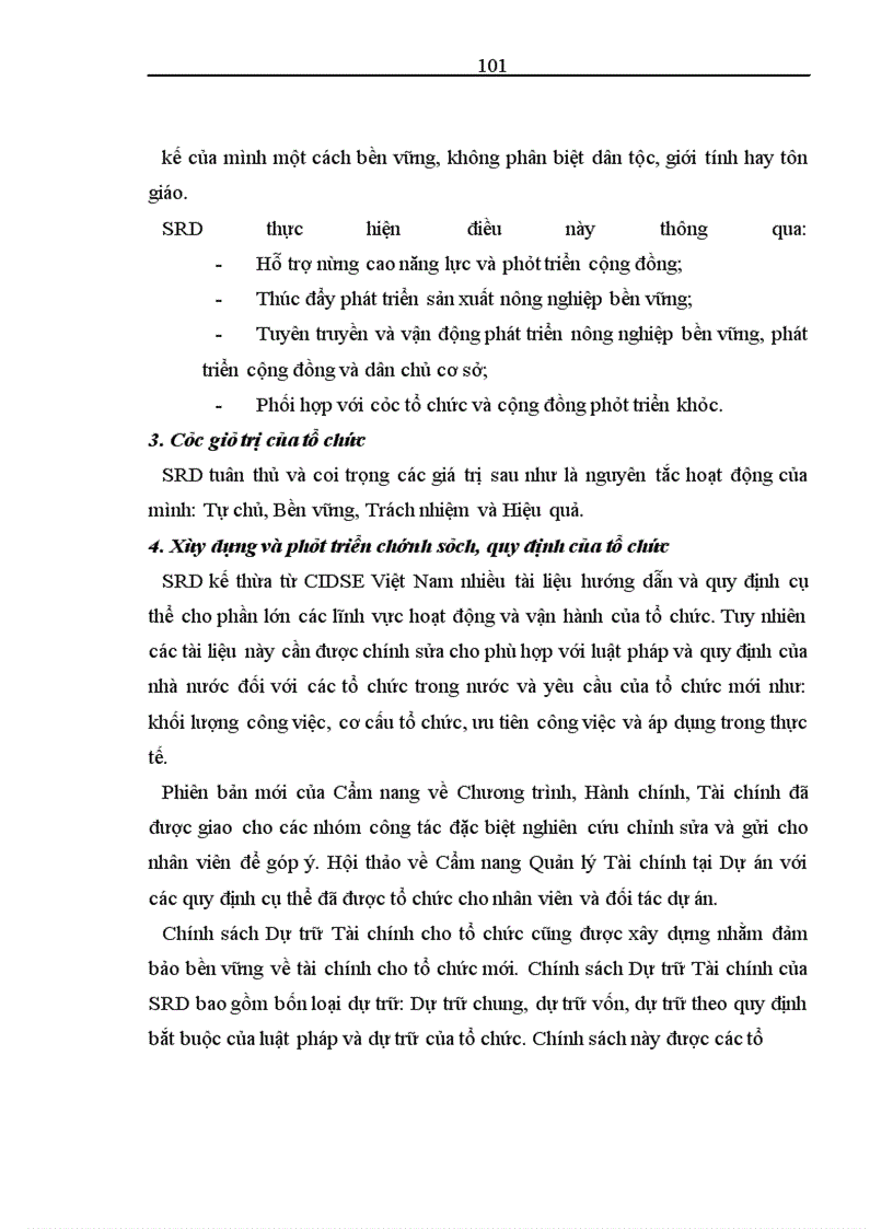 image for page Nâng cao hiệu quả công tác lập và quản lý dự án tại Trung tâm phát triển nông thôn bền vững