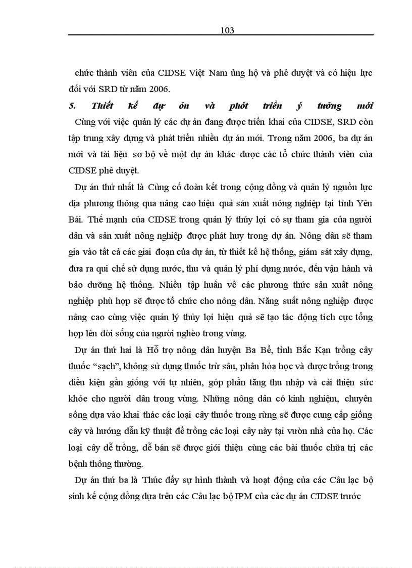 image for page Nâng cao hiệu quả công tác lập và quản lý dự án tại Trung tâm phát triển nông thôn bền vững