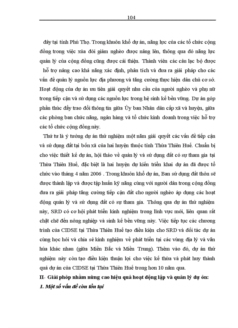 image for page Nâng cao hiệu quả công tác lập và quản lý dự án tại Trung tâm phát triển nông thôn bền vững