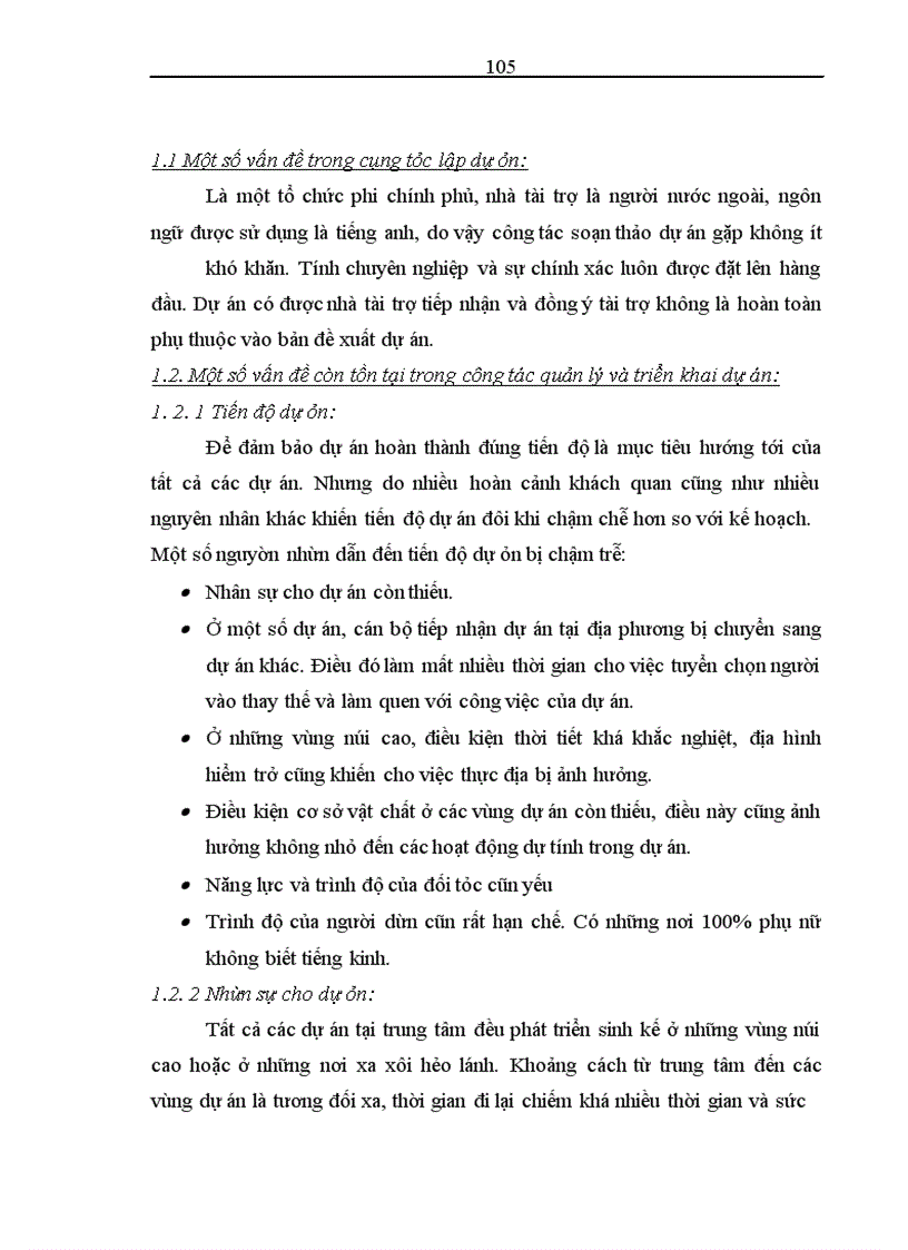 image for page Nâng cao hiệu quả công tác lập và quản lý dự án tại Trung tâm phát triển nông thôn bền vững