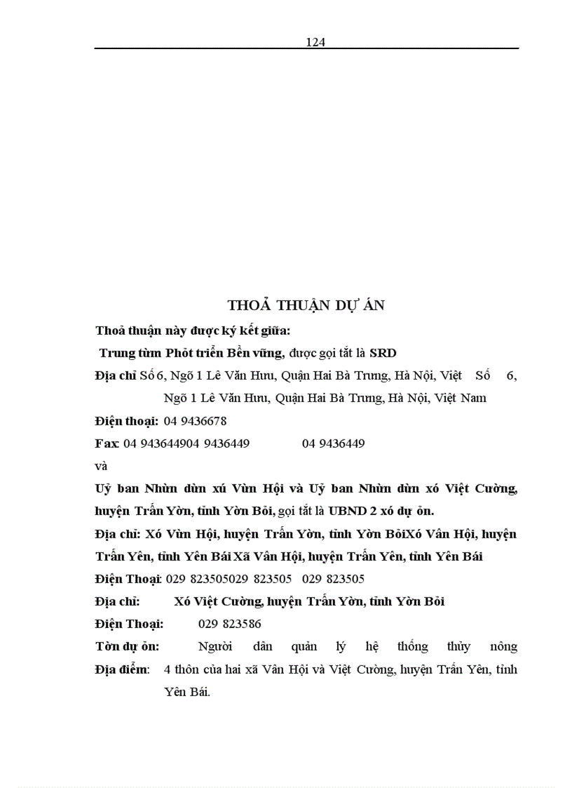 image for page Nâng cao hiệu quả công tác lập và quản lý dự án tại Trung tâm phát triển nông thôn bền vững