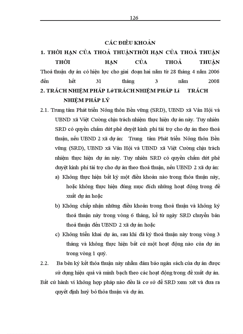 image for page Nâng cao hiệu quả công tác lập và quản lý dự án tại Trung tâm phát triển nông thôn bền vững