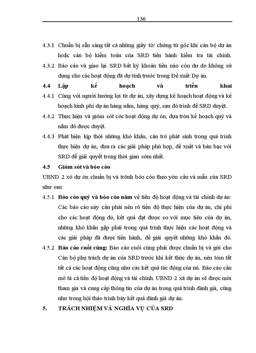 image for page Nâng cao hiệu quả công tác lập và quản lý dự án tại Trung tâm phát triển nông thôn bền vững