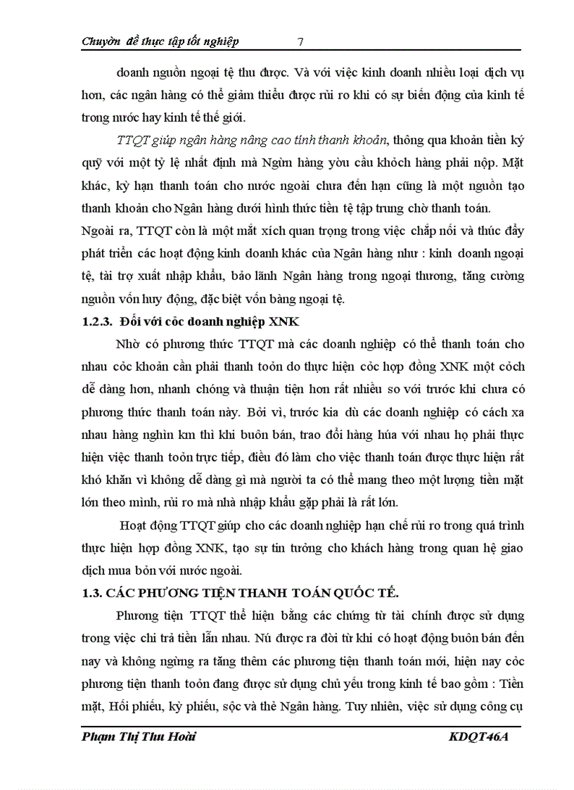 image for page Một số biện pháp phát triển hoạt động Thanh Toán Quốc Tế tại Ngân hàng Nông nghiệp & Phát triển Nông thôn Nam Hà Nội