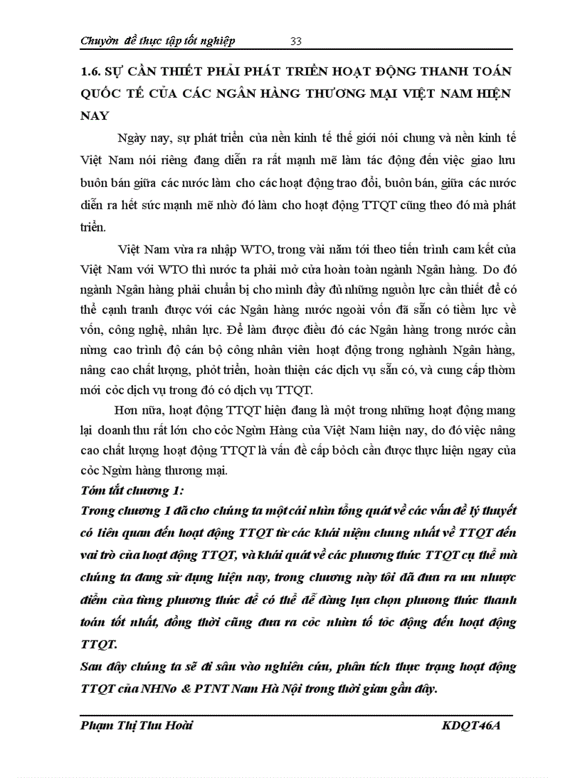 image for page Một số biện pháp phát triển hoạt động Thanh Toán Quốc Tế tại Ngân hàng Nông nghiệp & Phát triển Nông thôn Nam Hà Nội