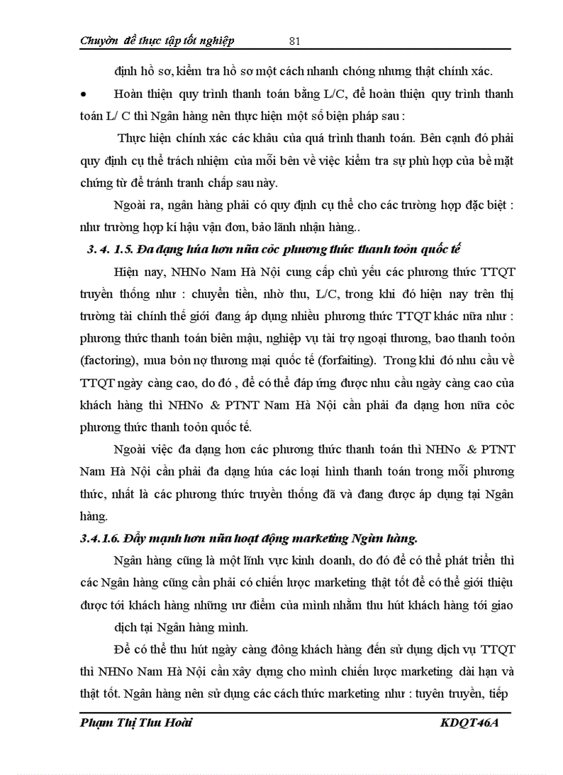 image for page Một số biện pháp phát triển hoạt động Thanh Toán Quốc Tế tại Ngân hàng Nông nghiệp & Phát triển Nông thôn Nam Hà Nội