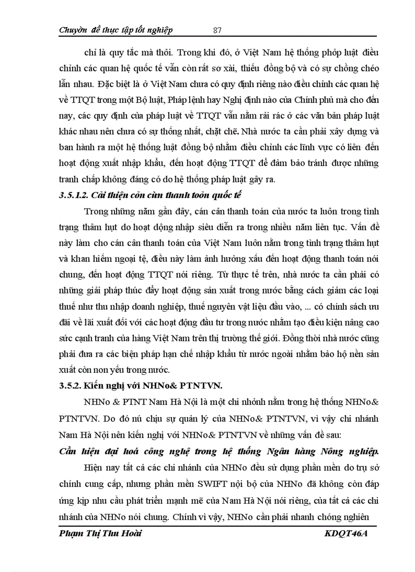 image for page Một số biện pháp phát triển hoạt động Thanh Toán Quốc Tế tại Ngân hàng Nông nghiệp & Phát triển Nông thôn Nam Hà Nội