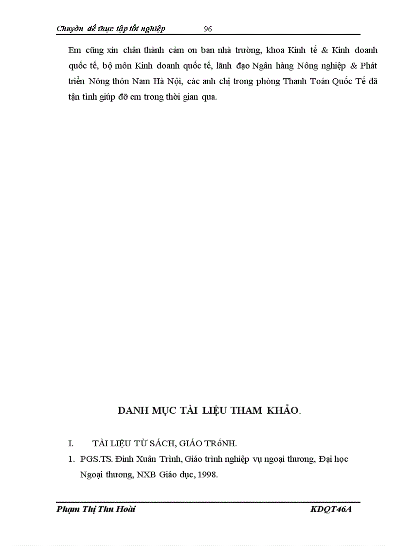 image for page Một số biện pháp phát triển hoạt động Thanh Toán Quốc Tế tại Ngân hàng Nông nghiệp & Phát triển Nông thôn Nam Hà Nội