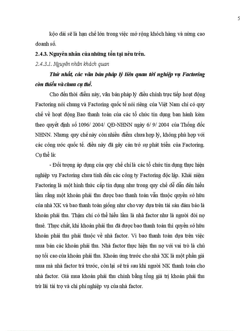 image for page Phát triển nghiệp vụ factoring quốc tế tại ngân hàng tmcp ngoại thương việt nam