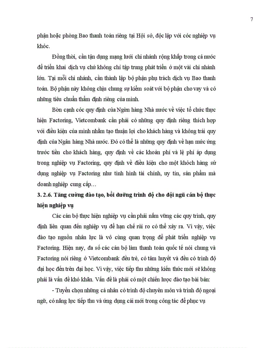 image for page Phát triển nghiệp vụ factoring quốc tế tại ngân hàng tmcp ngoại thương việt nam