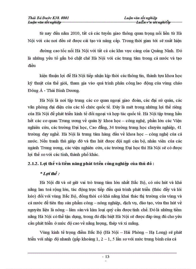 image for page Ngành công nghiệp trong phát triển kinh tế thủ đô và các nguồn vốn phát triển công nghiệp hà nội