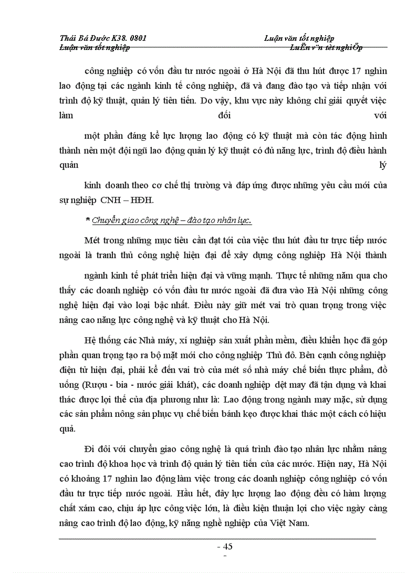 image for page Ngành công nghiệp trong phát triển kinh tế thủ đô và các nguồn vốn phát triển công nghiệp hà nội