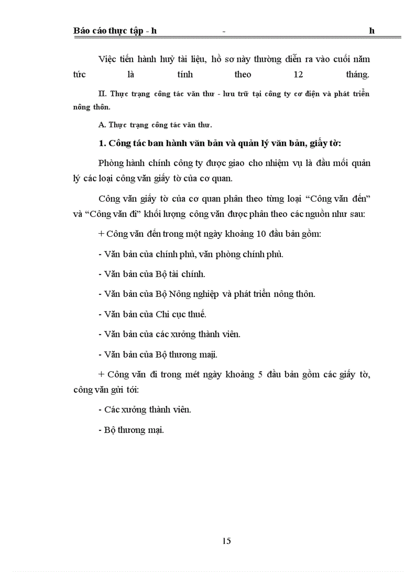 image for page Thực trạng công tác văn thư - lưu trữ của công ty cơ điện và phát triển nông thôn