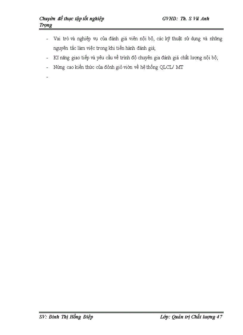 image for page Một số biện pháp nhằm chuyển đổi thành công Hệ thống quản lý Chất lượng ISO 9001:2000 sang phiên bản ISO 9001:2008 trong điều kiện tích hợp với Hệ thống Quản lý Môi trường ISO 14001:2004