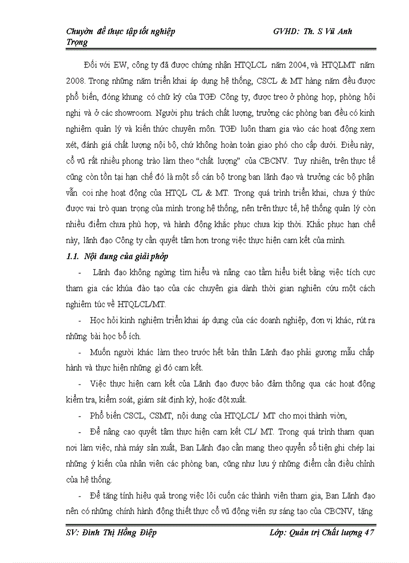 image for page Một số biện pháp nhằm chuyển đổi thành công Hệ thống quản lý Chất lượng ISO 9001:2000 sang phiên bản ISO 9001:2008 trong điều kiện tích hợp với Hệ thống Quản lý Môi trường ISO 14001:2004