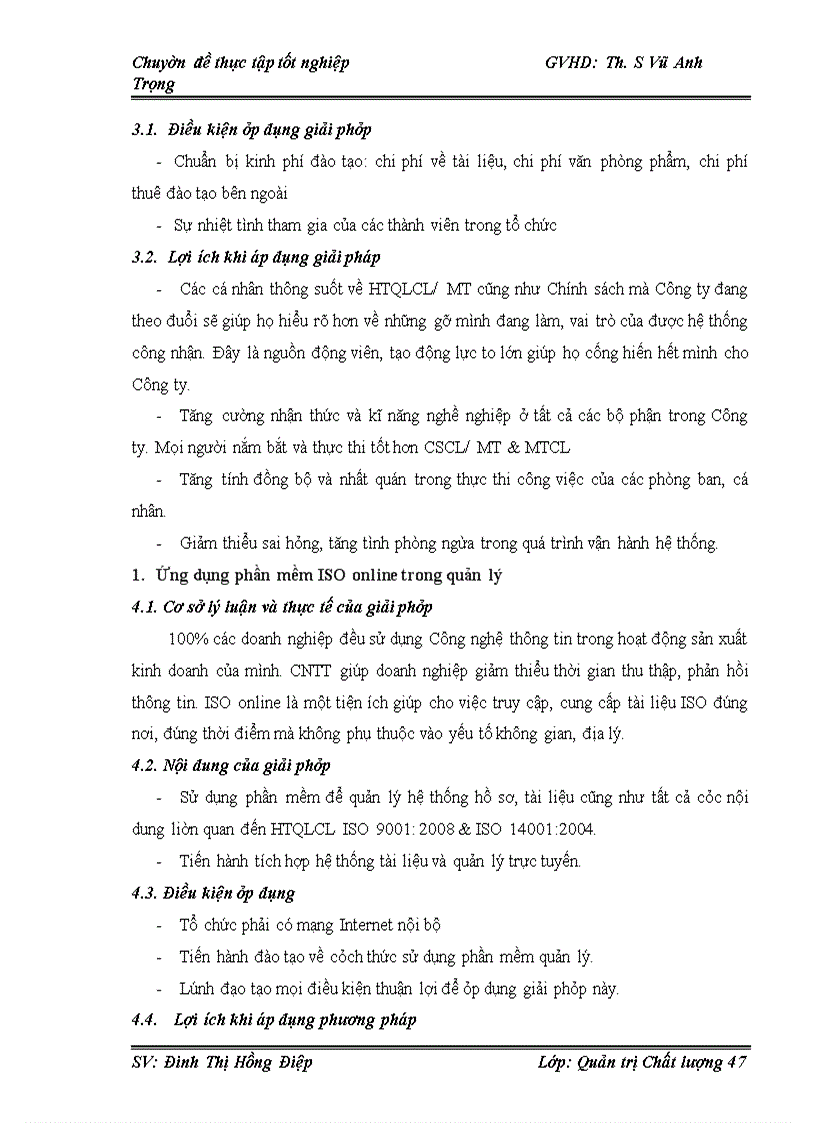 image for page Một số biện pháp nhằm chuyển đổi thành công Hệ thống quản lý Chất lượng ISO 9001:2000 sang phiên bản ISO 9001:2008 trong điều kiện tích hợp với Hệ thống Quản lý Môi trường ISO 14001:2004