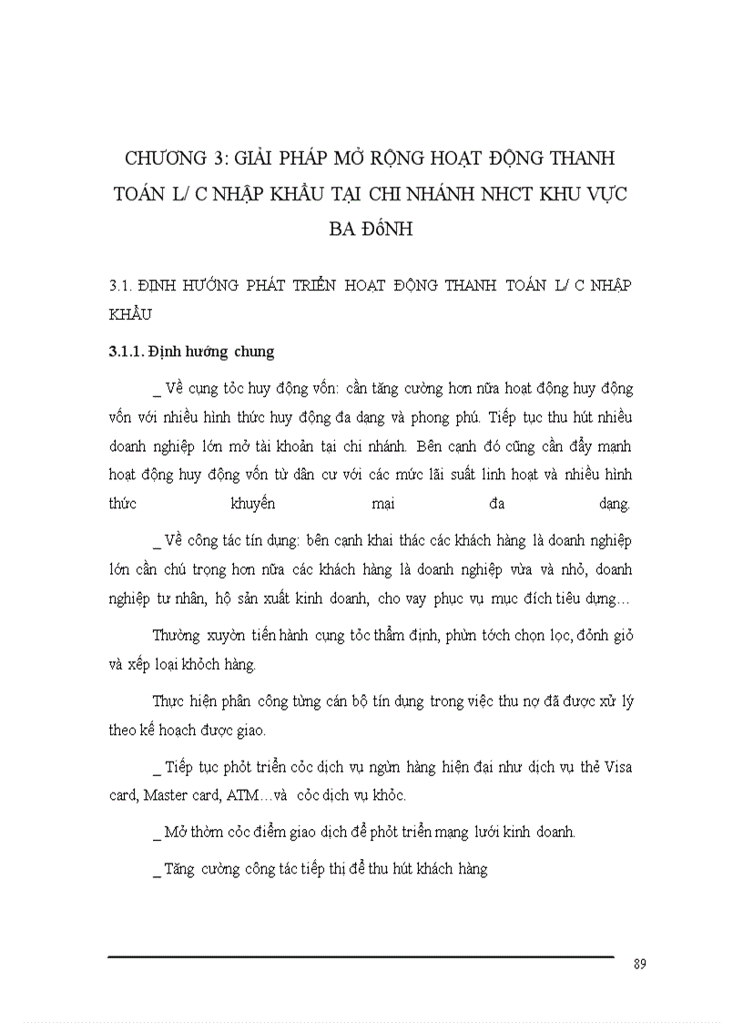 image for page Mở rộng hoạt động thanh toán L/C nhập khẩu tại chi nhánh NHCT khu vực Ba Đình