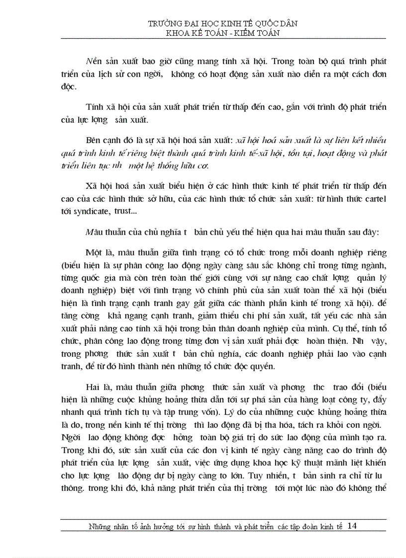image for page Các nhân tố khách quan ảnh hưởng tới sự hình thành và phát triển của tập đoàn kinh tế.