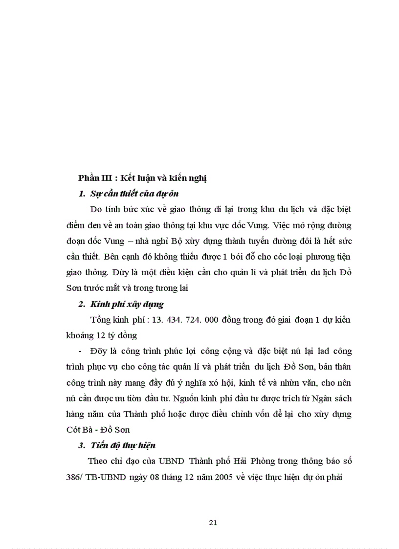 image for page Thẩm định dự án mở rộng đường và bãi đỗ xe tại địa điểm dốc Vung – Bộ xây dựng khu II Đồ Sơn