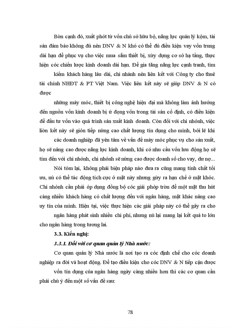 image for page Nâng cao chất lượng tín dụng đối với DNV&N tại Sở Giao Dịch I , Ngân hàng đầu tư & phát triển VN