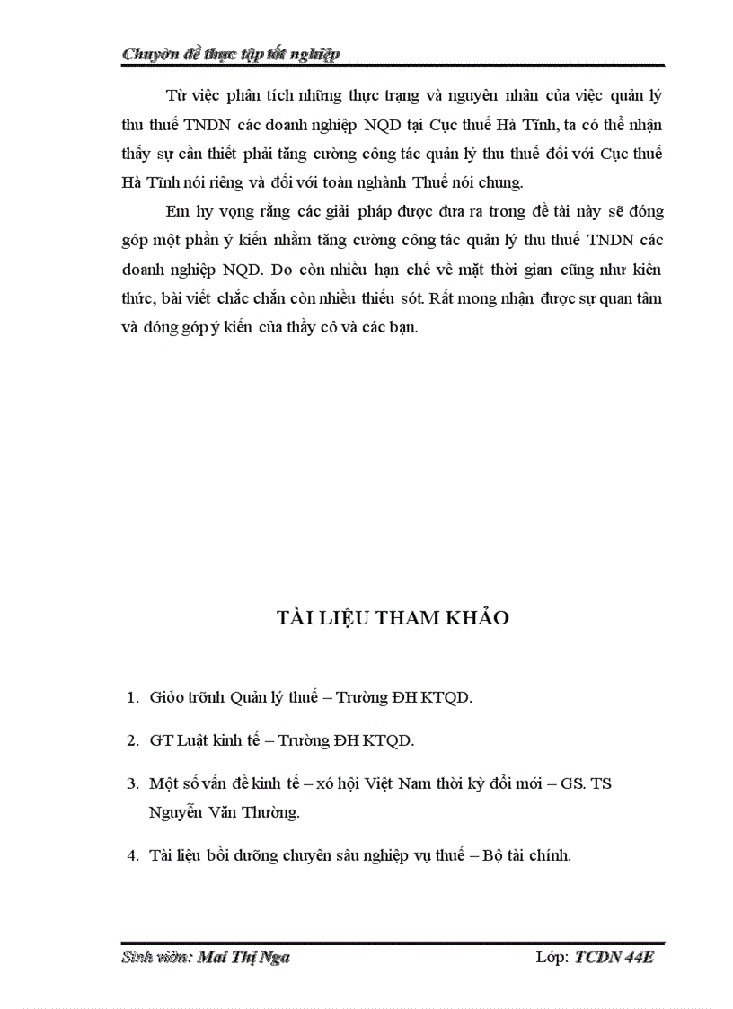 image for page Một số giải pháp tăng cường quản lý thu thuế Thu nhập doanh nghiệp các doanh nghiệp Ngoài quốc doanh trên địa bàn tỉnh Hà Tĩnh