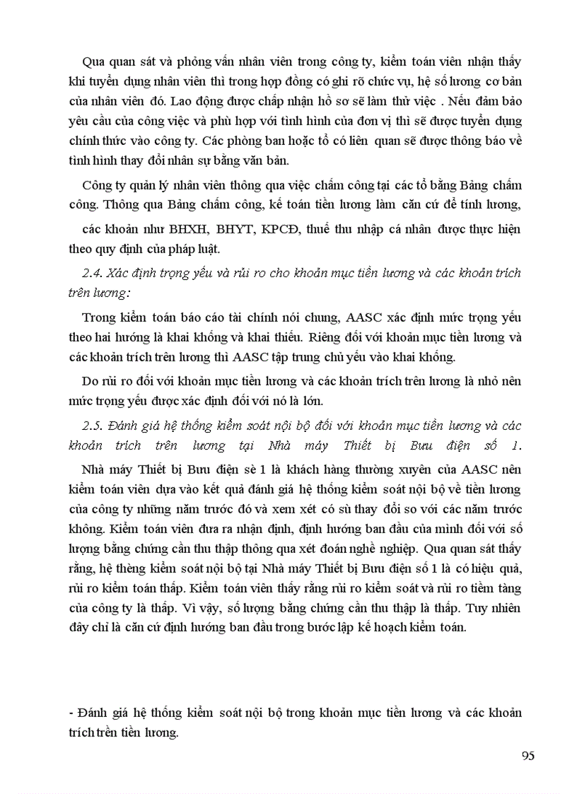 image for page Kiểm toán tiền lương và các khoản trích trên tiền lương trong kiểm toán báo cáo tài chính do Công ty Tư vấn Tài chính Kế toán và Kiểm toán (AASC) thực hiện