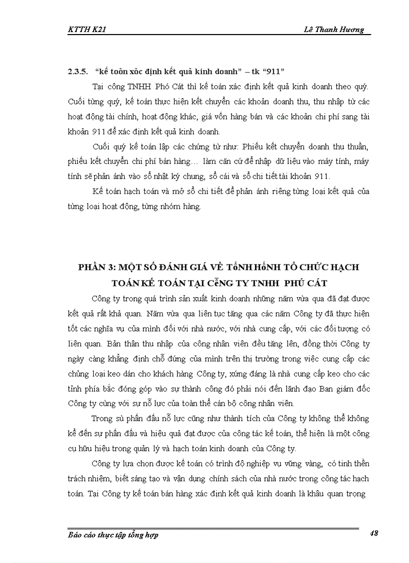 image for page Tổ chức bộ máy kế toán và hệ thống kế toán tại công ty tnhh phú cát