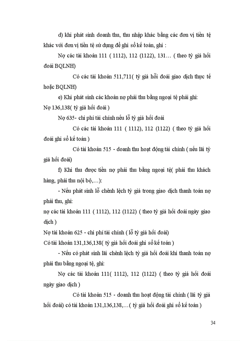 image for page Quan điểm và phương pháp sử lý chênh lệch tỷ giá hối đoái trên thế giới