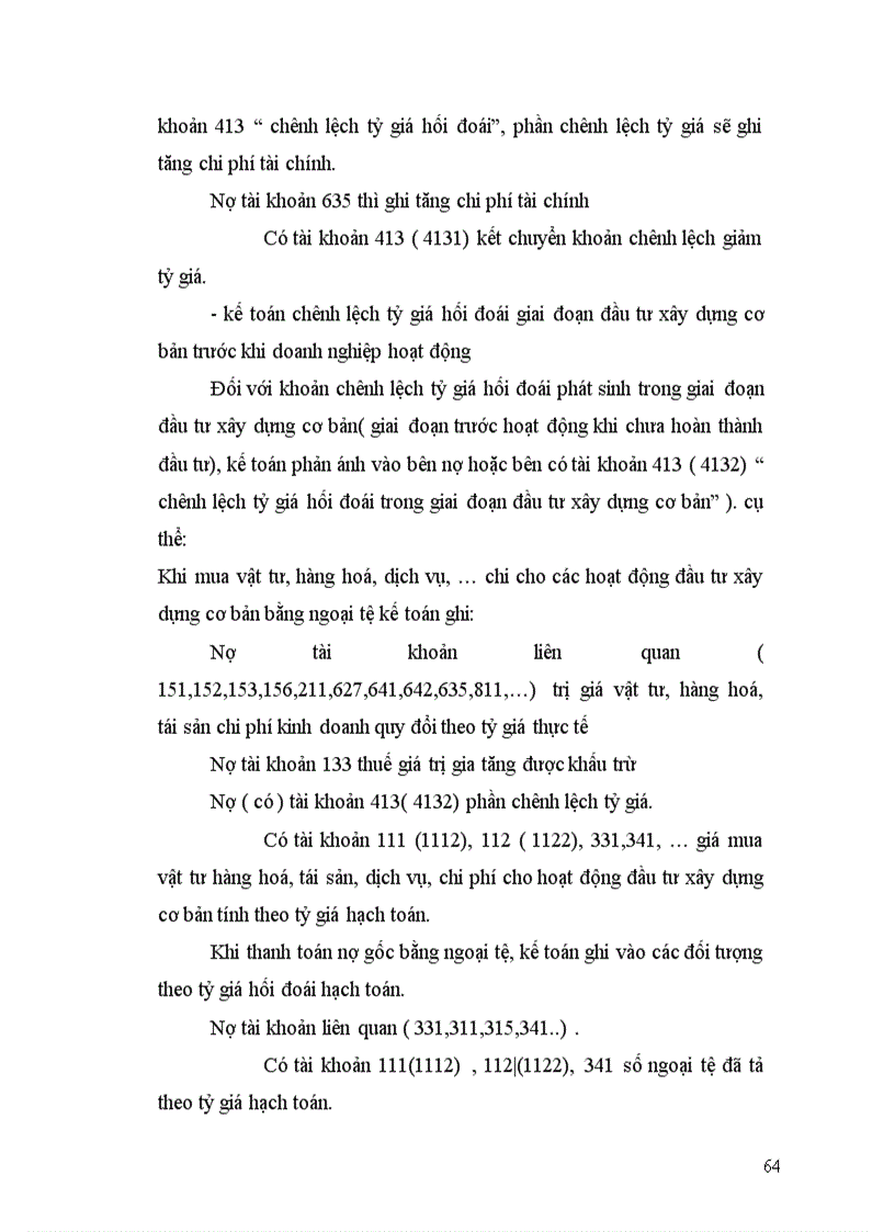 image for page Quan điểm và phương pháp sử lý chênh lệch tỷ giá hối đoái trên thế giới
