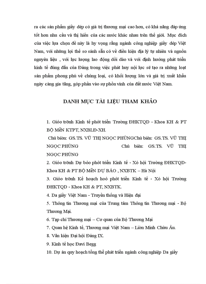 image for page Định hướng và các giải pháp phát triển xuất khẩu hàng Giầy – Dép của Việt Nam đến năm 2010